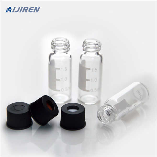 Supplier of 2ml clear chromatography vials with blue 